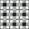 Плитка Equipe Caprice Deco 22124 Cloth B&W 20x20