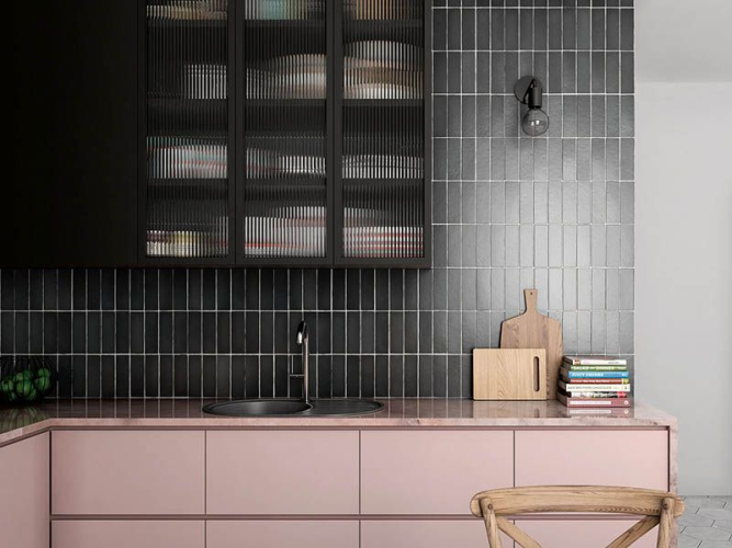 Плитка Equipe Magma 24962 Black Coal 6,5x20