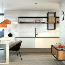 Керамическая плитка Cifre Decor Opal White 7.5x30