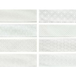Керамическая плитка Cifre Decor Opal White 7.5x30