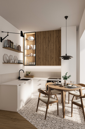 Керамогранит Smile Tile Эклектика Пальмира бежевый 20x20