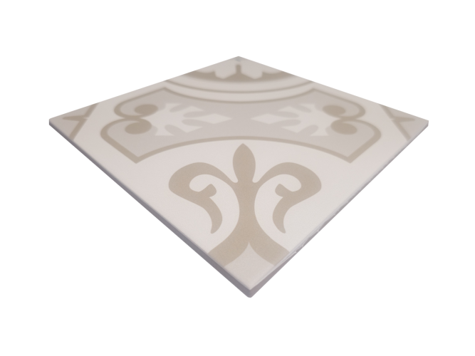 Керамогранит Smile Tile Эклектика Пальмира бежевый 20x20