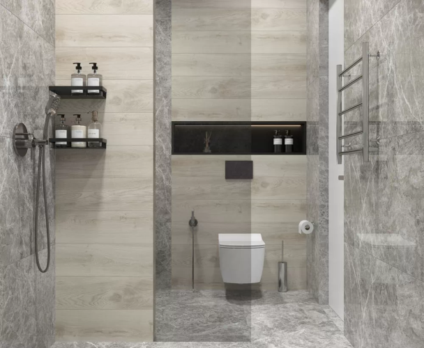 Керамогранит Ceradim х9999304215 Mramor Story Grey Серый Матовый 60х60