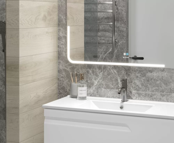 Керамогранит Ceradim х9999304215 Mramor Story Grey Серый Матовый 60х60