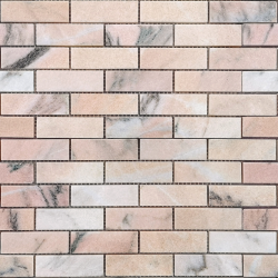 Мозаика LeeDo Ceramica Rosa Salmone POL (23x73x7) 298х298, полированная глянцевая