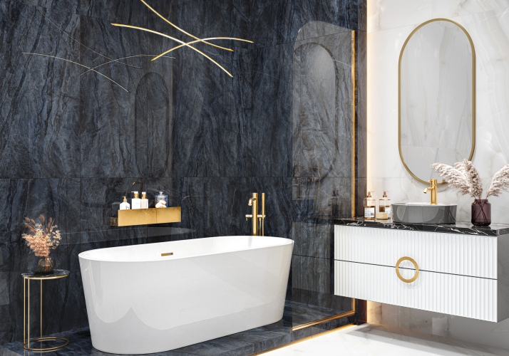 Керамогранит LCM 60120CBL23HG Cuba Blue 60x120