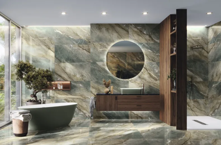 Керамогранит Ape A044179 Brazil Green 3D Honed Rect 60x120