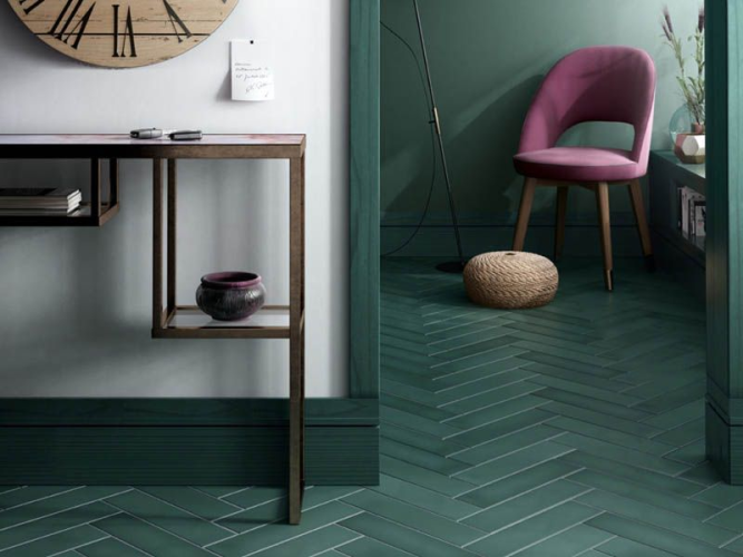 Плитка Equipe Stromboli 25888 Viridian Green 9,2x36,8