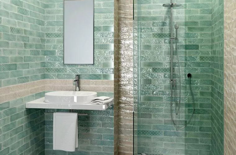 Керамическая плитка Cifre Decor Opal Turquoise 7.5x30