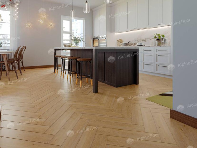 Кварцвиниловая плитка Alpine Floor Parquet Light Дуб Хатиса ЕСО 13-27 MC