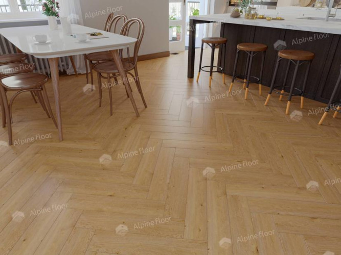 Кварцвиниловая плитка Alpine Floor Parquet Light Дуб Хатиса ЕСО 13-27 MC