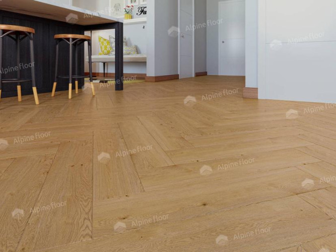 Кварцвиниловая плитка Alpine Floor Parquet Light Дуб Хатиса ЕСО 13-27 MC