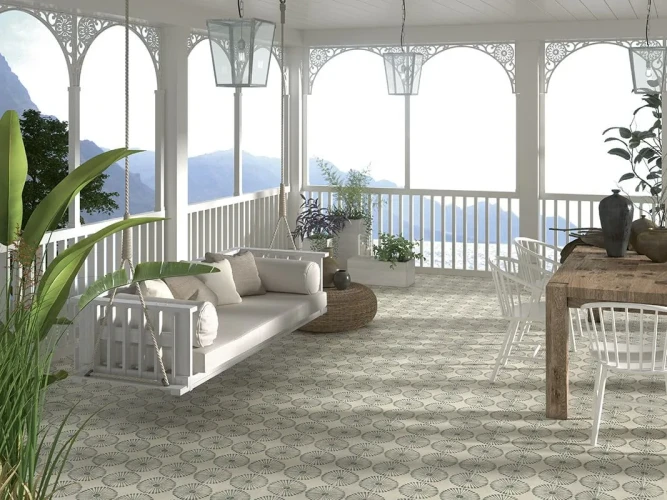 Керамогранит Mainzu Carino PT03566 Deco Palma Matt 20x20