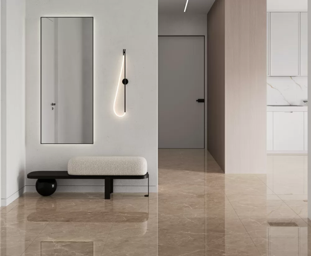 Керамогранит Ceradim х9999304608 Mramor Chic Beige Бежевый Полированный 60х60