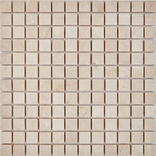 Мозаика Pixel Mosaic PIX 235 Cream marfil, чип 23x23 мм, сетка 305х305x6 мм, Матовая