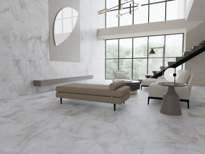 Керамогранит Primavera Latur White Carving CR119 60x60