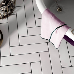 Плитка Equipe Stromboli 25889 White Plume 9,2x36,8