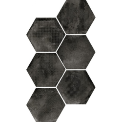 Плитка Equipe Urban 23604 Hexagon Melange Dark 29,2x25,4