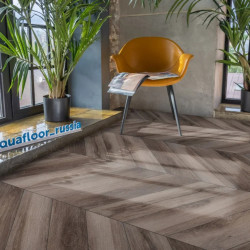 Кварц-виниловый ламинат SPC Aquafloor Parquet Chevron Glue AF2554PGCh