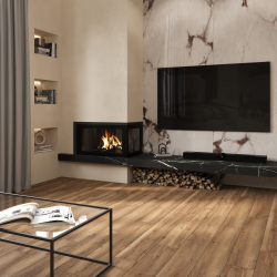 Керамогранит StaroWood Sherwood Choco Carving 20x120