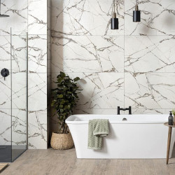 Керамогранит Global Tile Timeline GT120604703MCR Белый 60x120