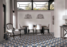 Керамогранит NiceKer Victorian Manchester Blue 45,2x45,2