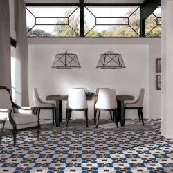 Керамогранит NiceKer Victorian Manchester Blue 45,2x45,2