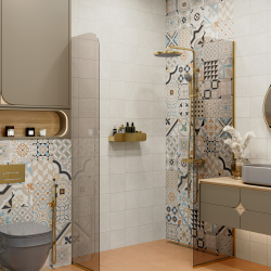 Керамогранит New Trend GP2020DMX11 Design Mix 3 матовый 20x20