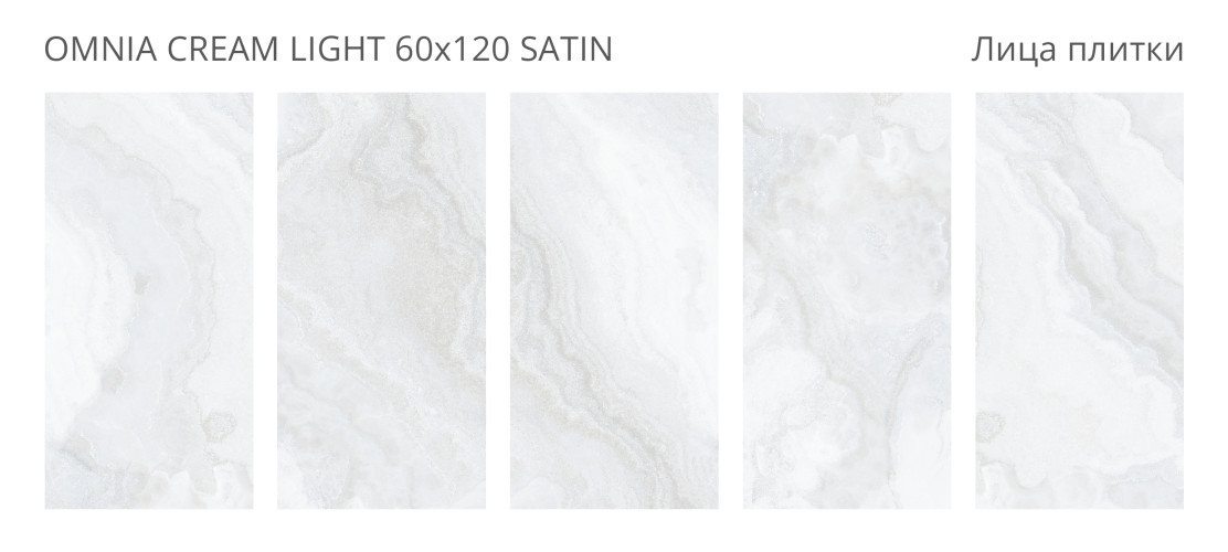 Керамогранит Staro LunaRossa Omnia Cream Light Satin 60x120