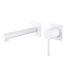 Смеситель ABBER Emotion AF8812W для раковины скрытого монтажа, белый матовый