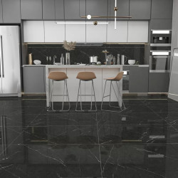 Керамогранит Eurotile Pietra Negro High Glossy 7930138702589 60x120