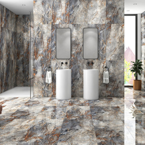 Керамогранит Neodom N20768 Luxury Explosion Blue Polished 60x120