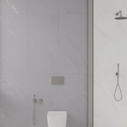 Керамогранит Laparet LP6012G0571R Solo Argento серый глянцевые чернила 59,5х119,1