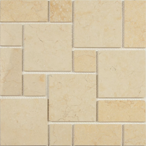 Мозаика NSmosaic K-709 камень полированный (48х98х7) 300х300