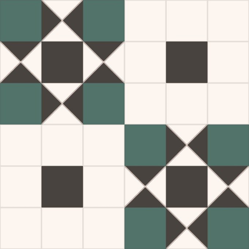 Керамогранит NiceKer Victorian Manchester Green 45,2x45,2