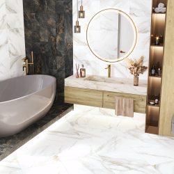 Керамогранит Delacora D30019M Calacatta Andrea матовый карвинг 30x60