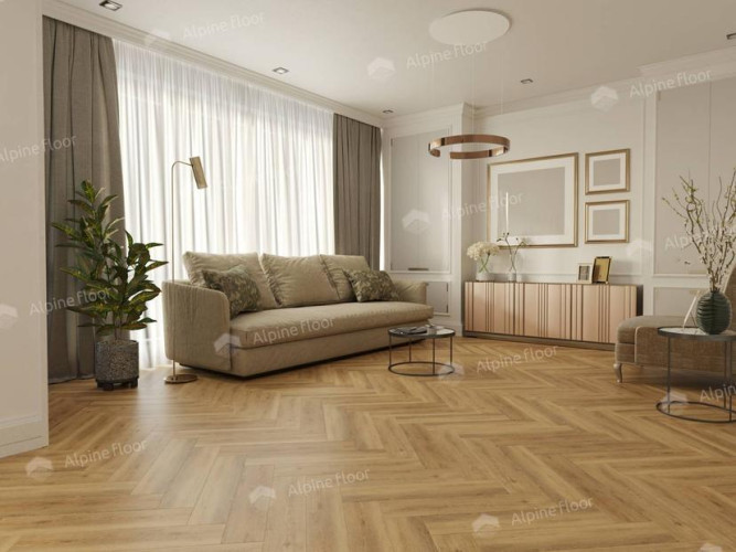 Кварцвиниловая плитка Alpine Floor Parquet Light Дуб Буна ЕСО 13-30 MC