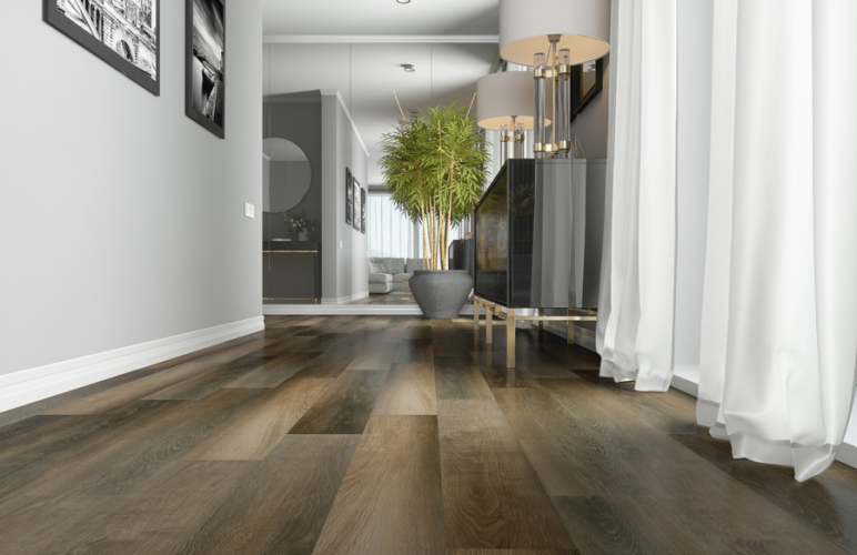 Кварцевый ламинат SPC Fargo Comfort Дуб Прага 61W921