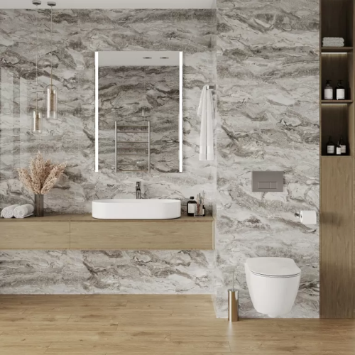 Керамогранит Ceradim х9999304550 Ocean Awesome Grey Серый Полированный 60х120