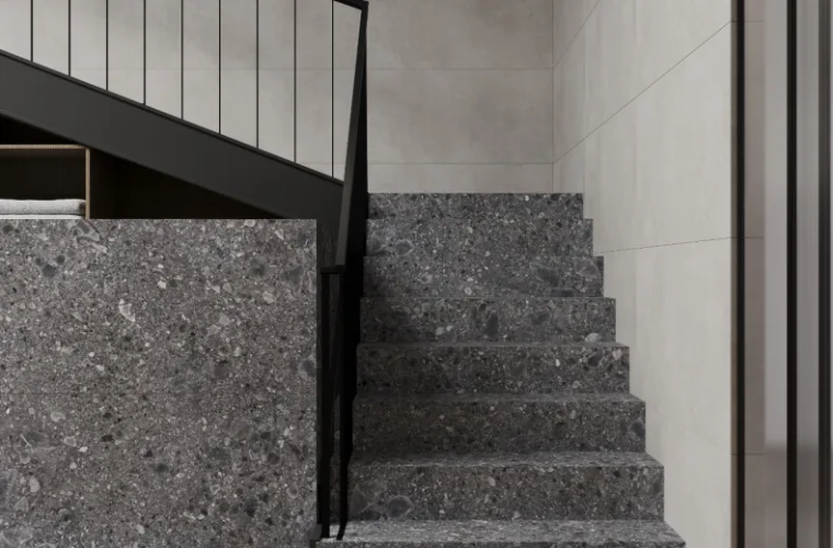 Керамогранит Laparet х9999309445 Ceppo Nero PRO графитовый матовый структурный R11Soft STR 60х120