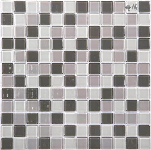 Мозаика NSmosaic SG-8011 стекло (25x25x4) 300x300, глянцевая