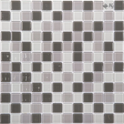 Мозаика NSmosaic SG-8011 стекло (25x25x4) 300x300, глянцевая