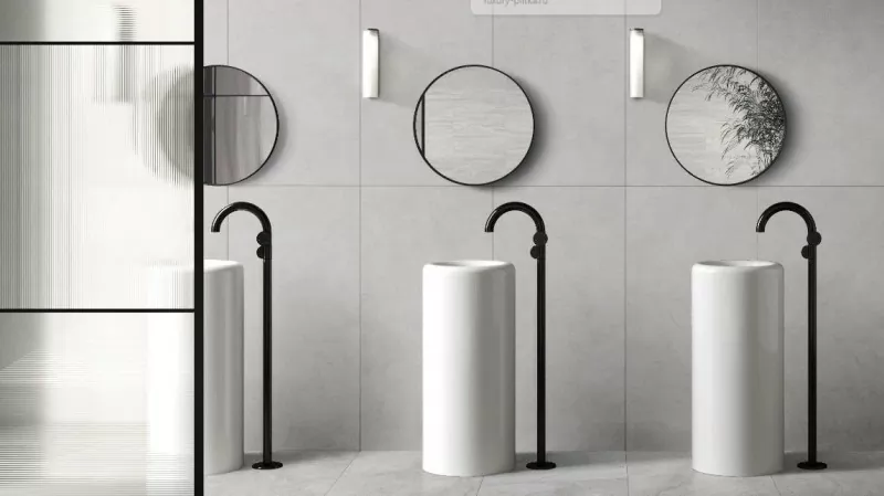 Керамогранит Vitra K947806R MicroCement Серый Матовый 60x120