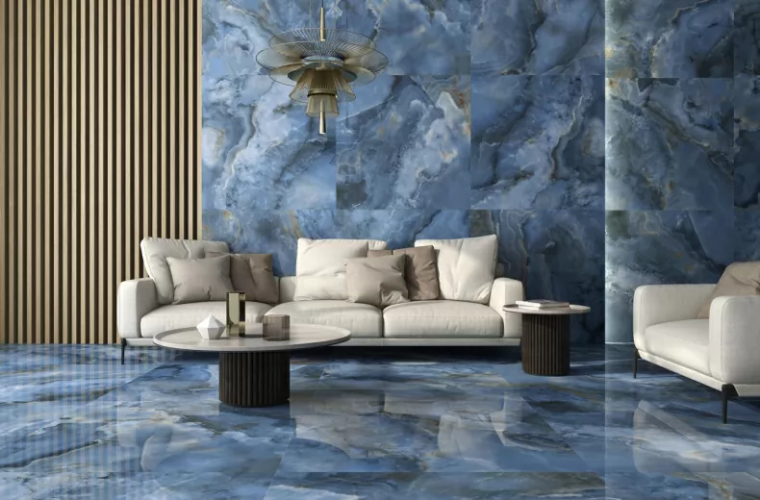 Керамогранит Geotiles Oni Blue Super Polished 60x120