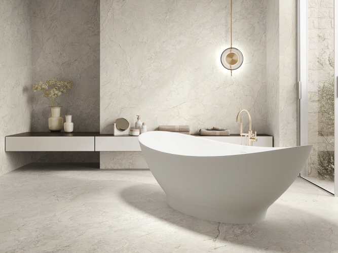 Керамогранит Ape A044973 Alloy Cream Matt Rect 60x120