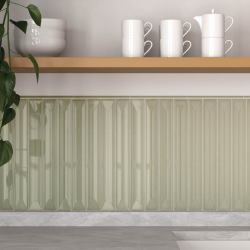 Плитка Equipe Vitral 31147 Olive 5x40