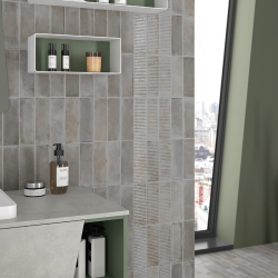 Керамогранит Equipe Raku 30828 Line Smoke 10x10