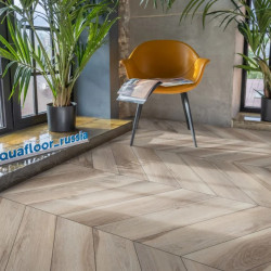 Кварц-виниловый ламинат SPC Aquafloor Parquet Chevron Glue AF2551PGCh