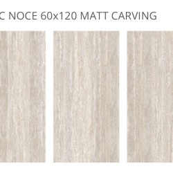 Керамогранит Staro Dolomites Travertin Classic Noce Matt Carving 60x120