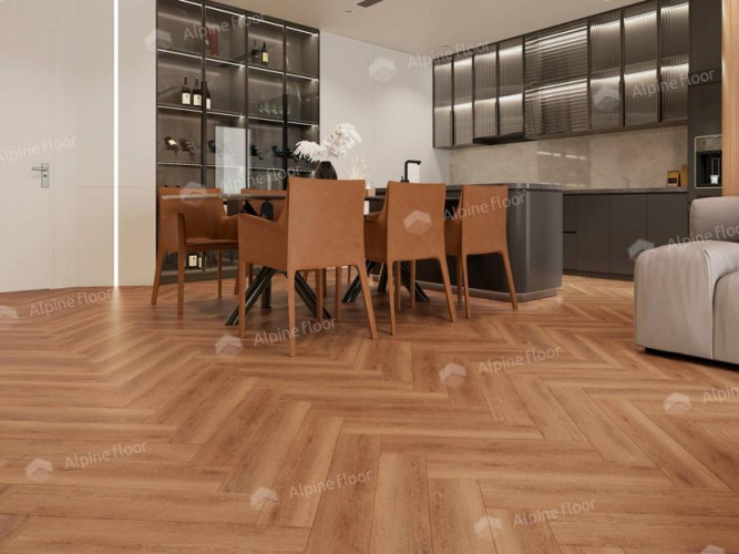Кварцвиниловая плитка Alpine Floor Parquet Light Дуб Капелла ЕСО 13-31 MC